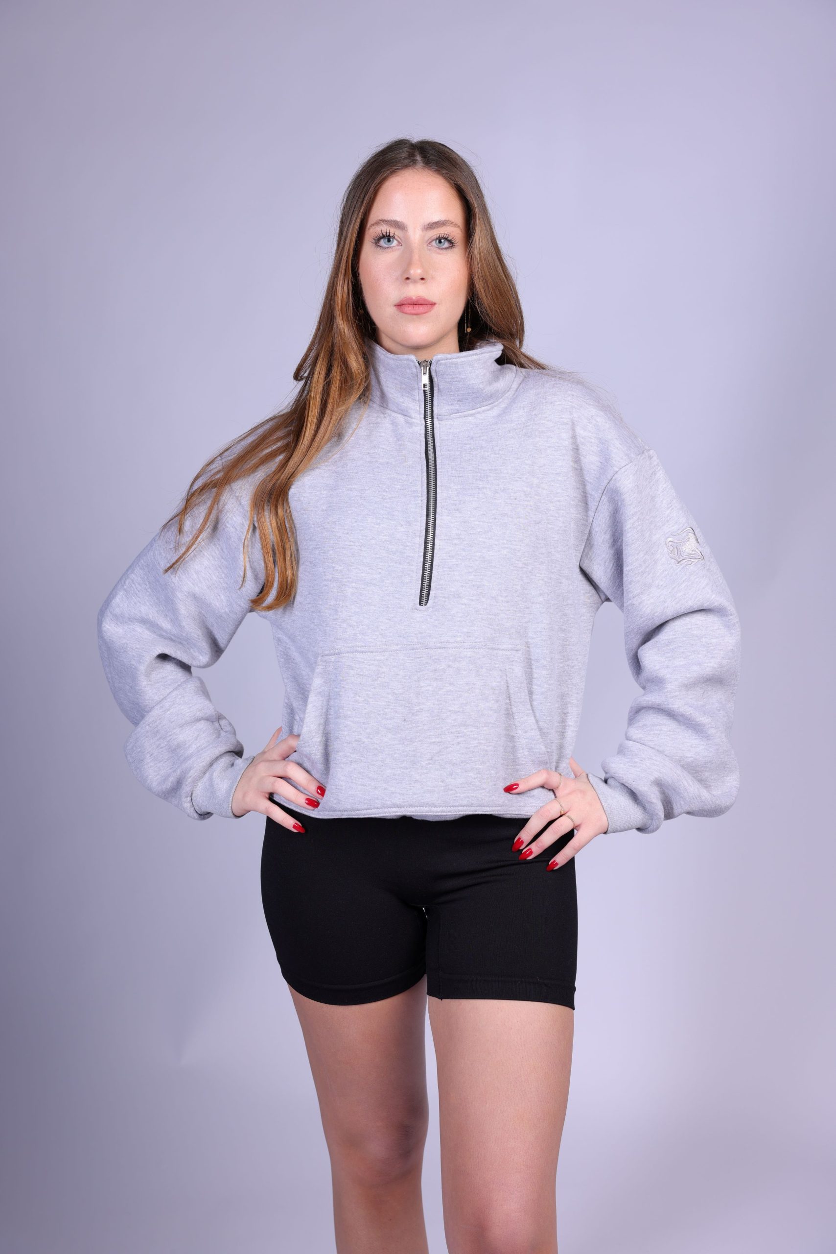 Half Zipper Hoodie - Women