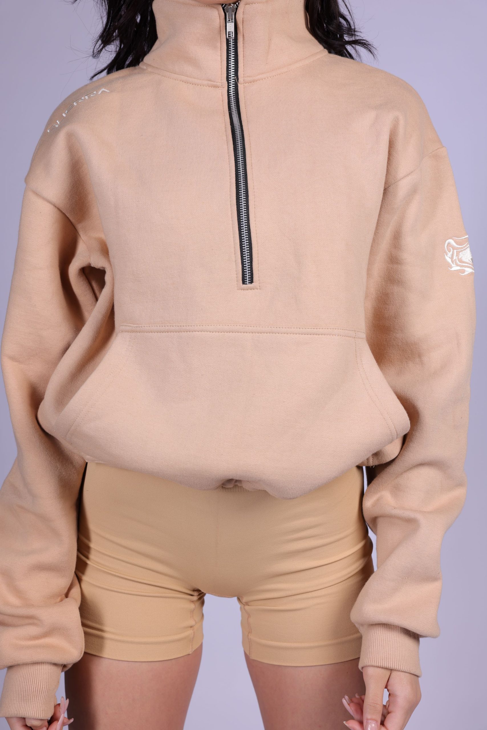 Half Zipper Hoodie - Women