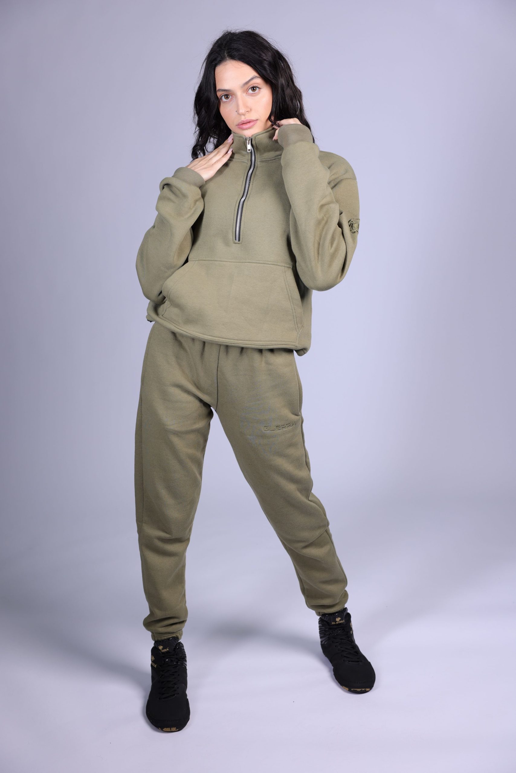 The Half-Zip Women Jogger Set