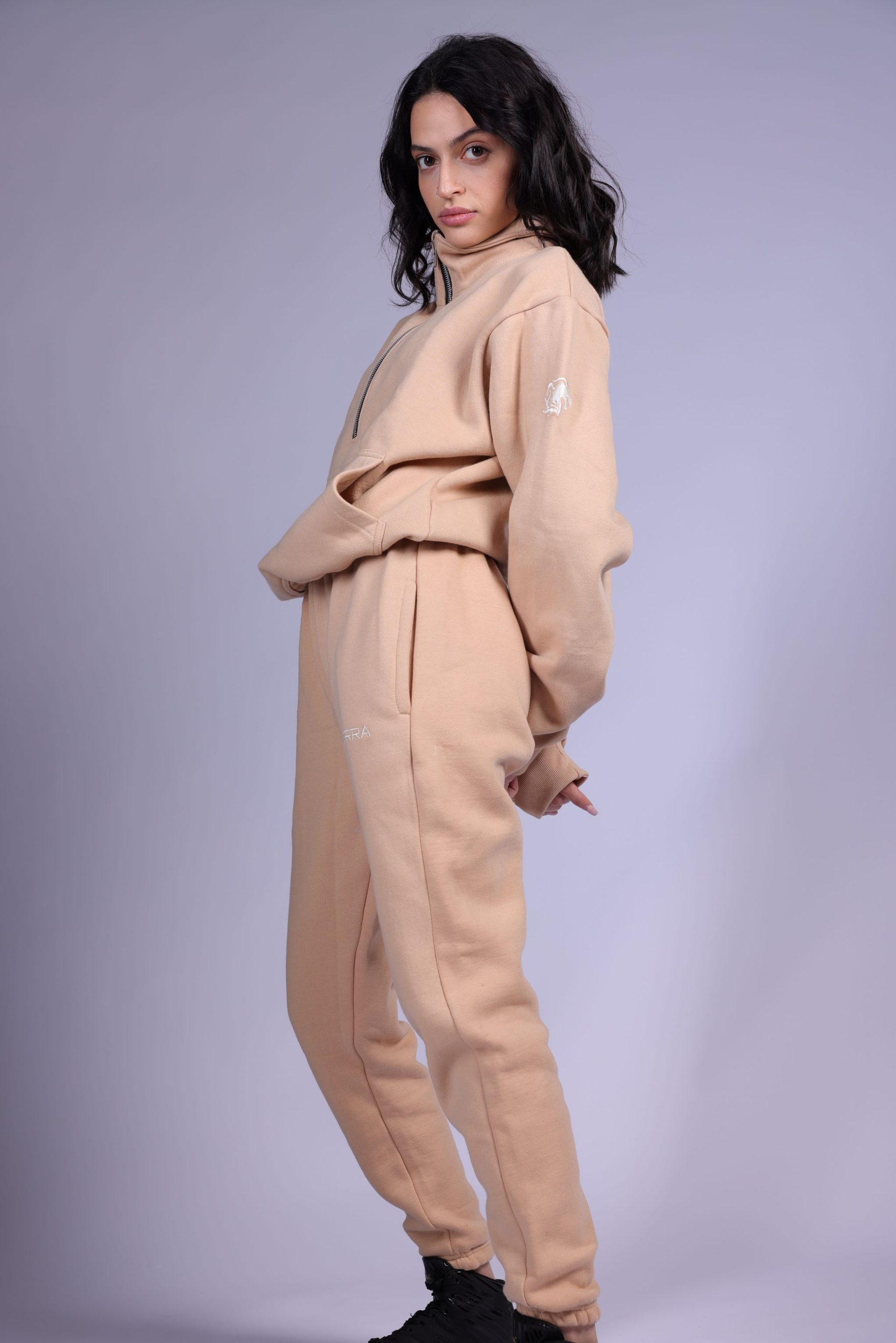 The Half-Zip Women Jogger Set