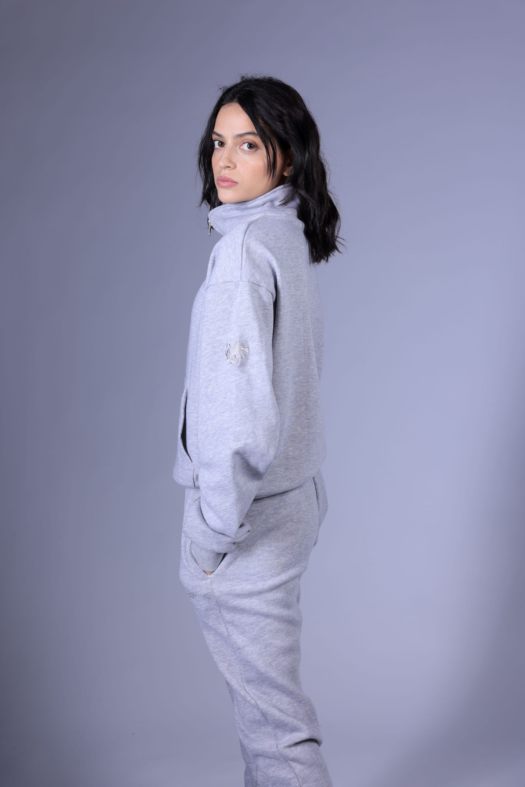 The Half-Zip Women Jogger Set