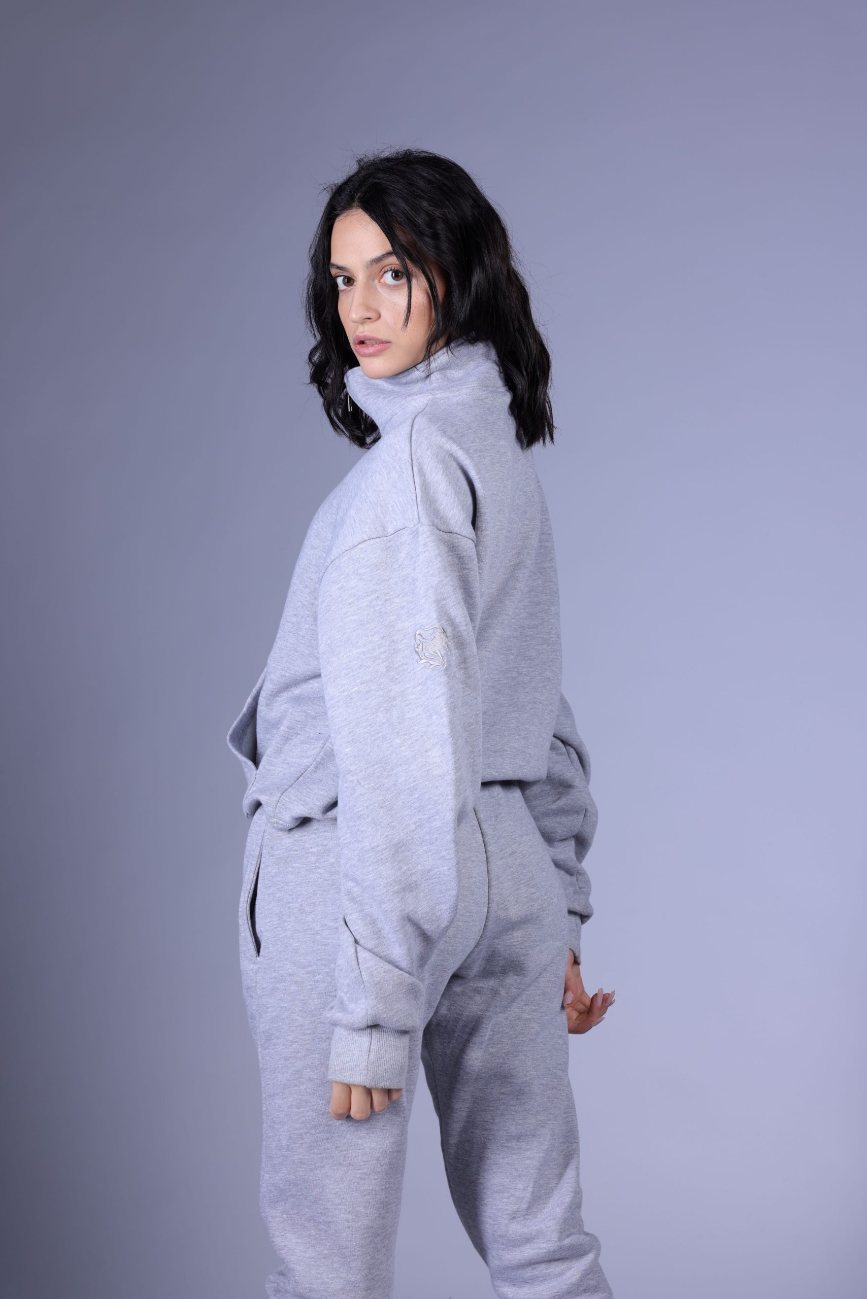 The Half-Zip Women Jogger Set