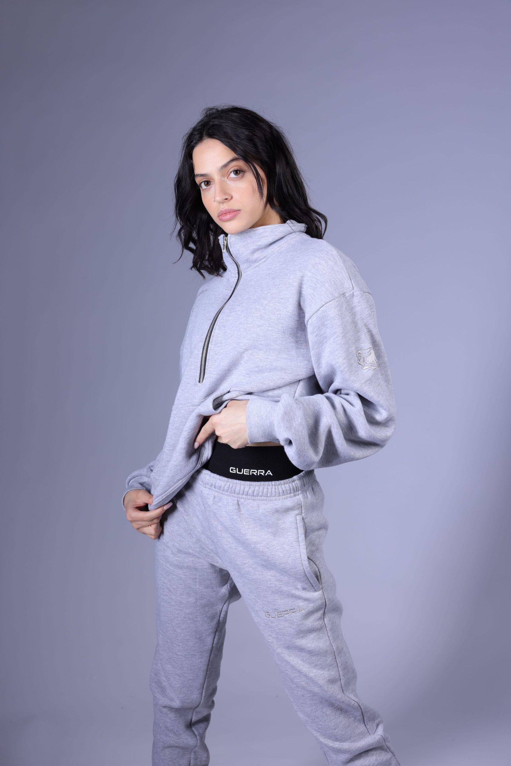 The Half-Zip Women Jogger Set