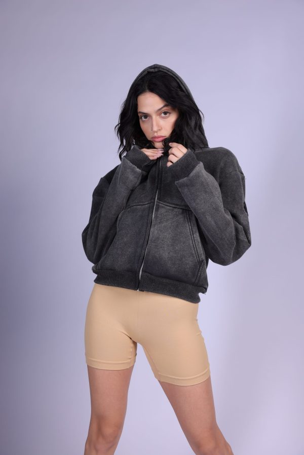 Acid Wash Boyfriend Hoodie