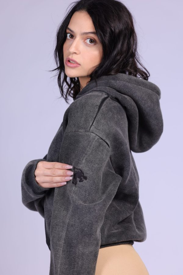 Acid Wash Boyfriend Hoodie